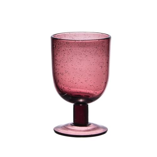 Verre À Pied 28 Cl Luberon Bullé Violet (Lot De 6)