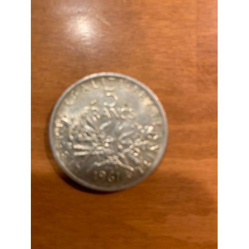 Pièces De 5 Franc Argent 1960.61.62.63
