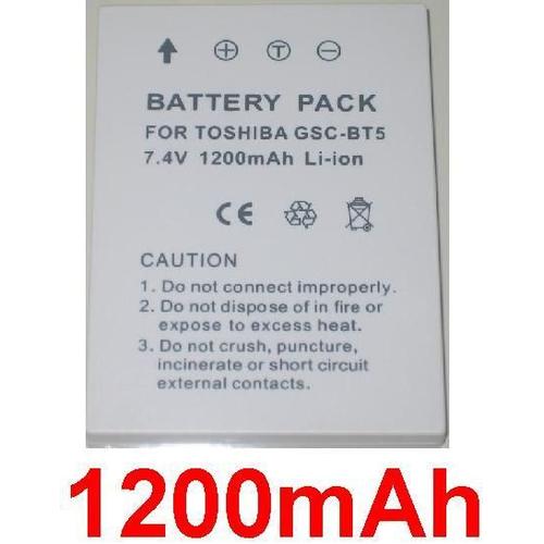 Batterie pour TOSHIBA GSC-BT5 GSC-R30 GSC-R60 *1200mAh*