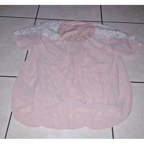 Tunique Rose Dentelle Taille 12 Ans ..