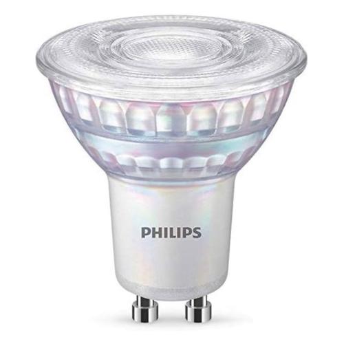 Philips Ampoule Led Spot Gu10 50w Blanc Neutre, 3000k, Compatible Variateur, Verre, A++