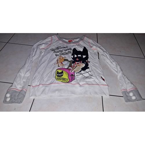Haut De Pyjama Azona Taille S Chat ..