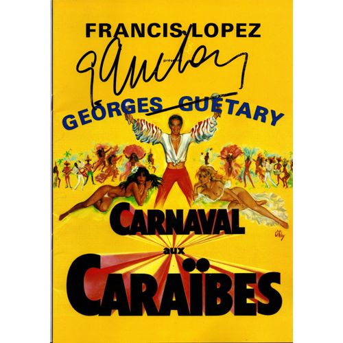 Programme Carnaval Aux Caraïbes Signé Par Georges Guetary