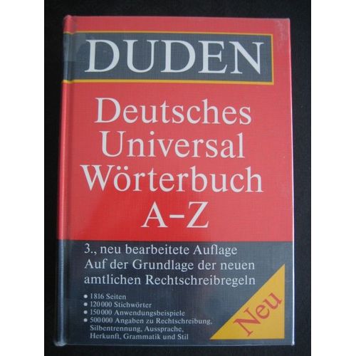 Duden Deutsches Universal Wörterbuch A-Z