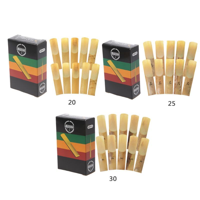 2 - Anches De Saxophone Eb Alto, 10 Picespices D'instrumen... - 2