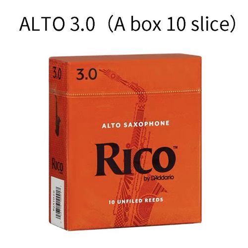 Alto 10 Roseaux 3.0 - The United States Rico Alto Saxphone Reed Orange Box Eb Alto Sax Reed Jazz&classic