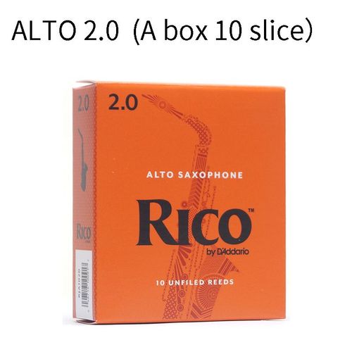 Alto 10 Reeds 2.0 - The United States Rico Alto Saxphone Reed Orange Box Eb Alto Sax Reed Jazz&classic