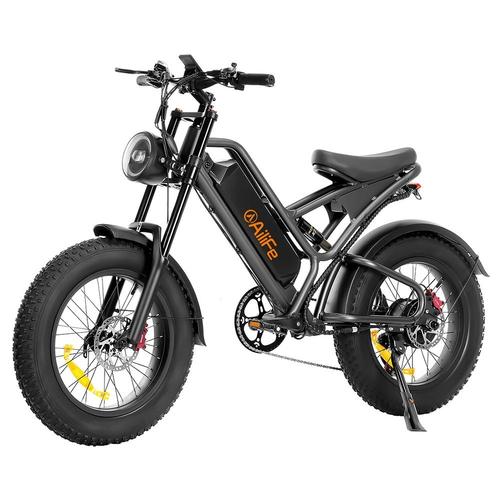 Ailife X20b Vélo Électrique , Gros Pneus 20*4,0 Pouces, Moteur 1000w, Batterie 48v 15ah, Vitesse Maximale 48 Km/H, Portée Maximale 100 Km, Écran Lcd Shimano À 7 Vitesses