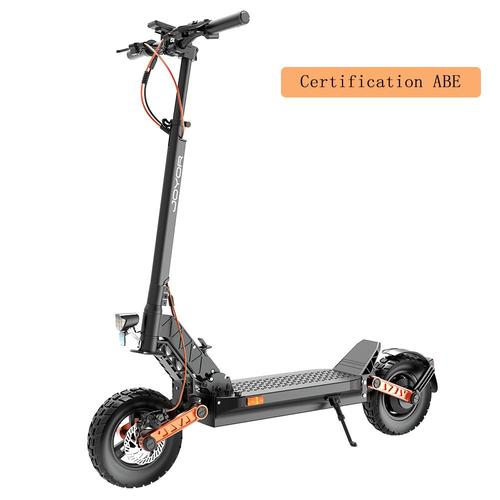 Joyor S5 Scooter Électrique Batterie 48v 13ah, Moteur 600w Vitesse Max 25km/H Portée 40-55km Noir Avec Certification Abe