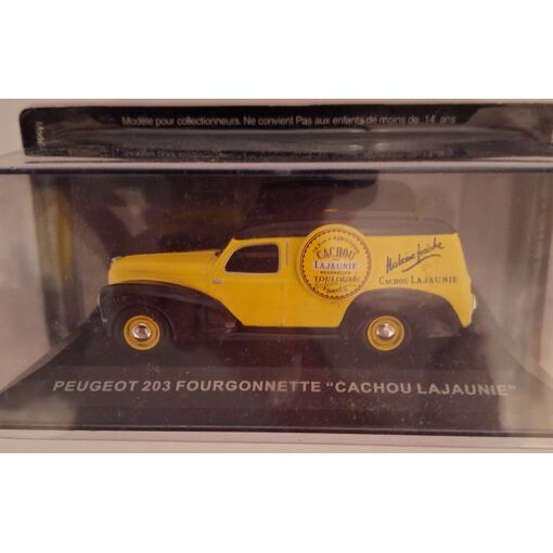 Modèle Réduit Peugeot 203 Fourgonnette Cachou Lajaunie - 1/43 Altaya IXO Norev - Occasion