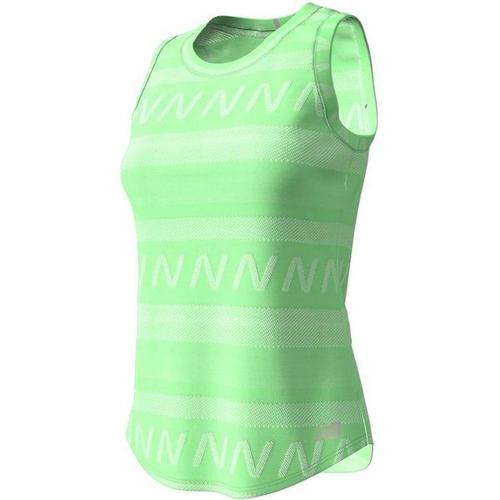 Q Speed Jacquard Tank - Débardeur Femme Vibrant Spring Glo Xs - Xs