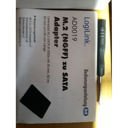 logilink m.2 to sata adapter