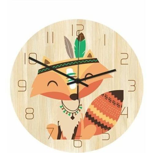 Horloge Animale de Bande DessinÃ©e Horloge Murale Silencieuse Pendule Horloge Acrylique pour Bureau Pour les animaux de compagnie