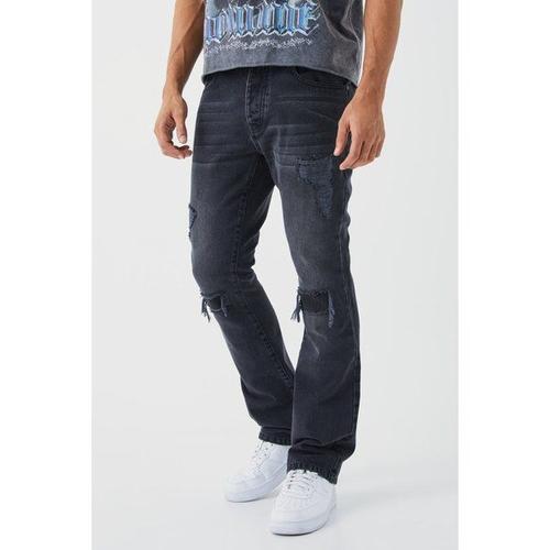 Jean slim d chir et r par homme bleu 34R bleu Rakuten