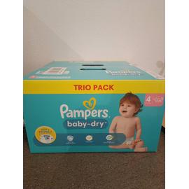 Pack 124 Couches PAMPERS BABY-DRY Taille 2 (4 à 8 KG) Bébé