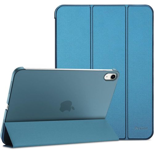Procase Coque Pour Ipad A16 11 Pouces 2025 11ème Génération, Ipad 10ème Génération 10,9 Pouces 2022, Housse Étui De Protection Plus Durable, Veille/Réveil Automatique - Bleu Carnard