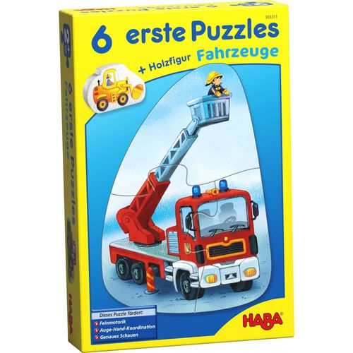 Haba 6 Premiers Puzzles  Véhicules