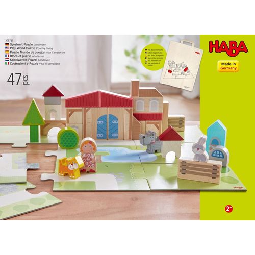 Haba Blocs Et Puzzle A La Ferme