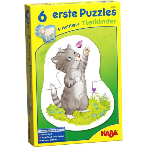 Haba 6 Premiers Puzzles  Bébés Animaux