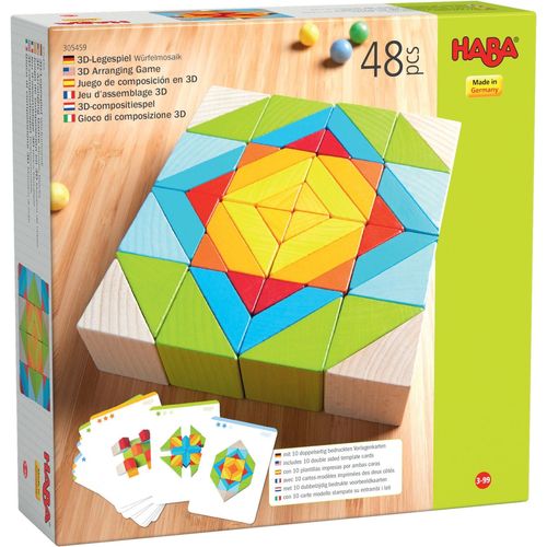 Haba Jeu Dassemblage 3d Blocs Mosaïque