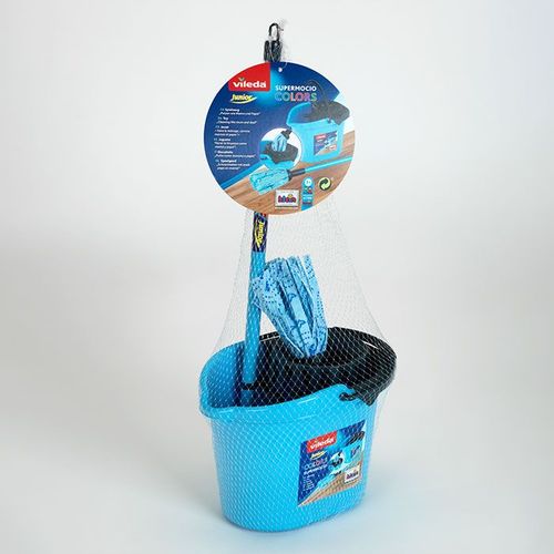 Klein Toys "Vileda - Set De Ménage Avec Seau Et Balai À Franges ""Color Line