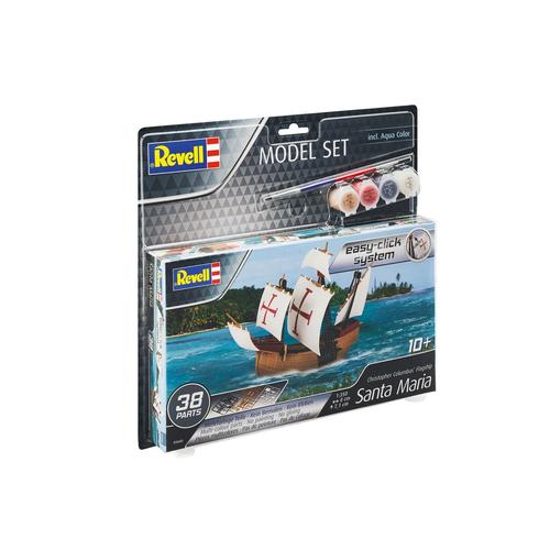 Revell Model Set Easy Click Bateaux Modelst Santa Maria