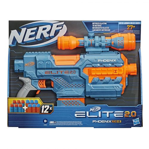 Nerf, Elite 2.0 EaglePoint, Pistolet Avec Viseur, Avec 16 Fléchettes, Neuf