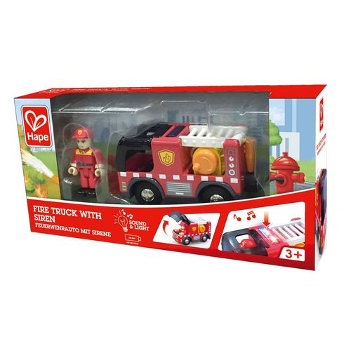 Hape Camion De Pompier Avec Sirene