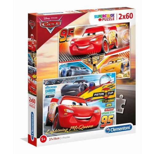 Puzzle Enfant 2x60 Pièces - Cars 3