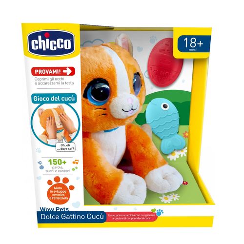 Chicco Classic Peluche Caché-Coucou Chat