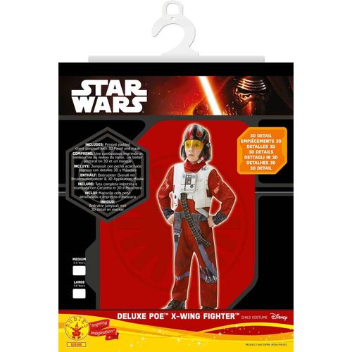 Rubie's Star Wars Vii - Déguisement Luxe Poe Dameron - Taille 13-14 Ans