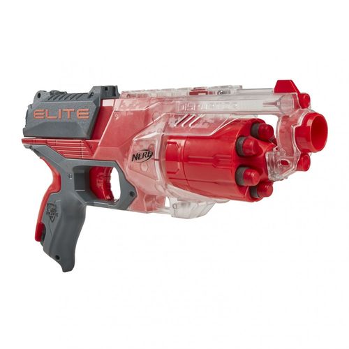 Nerf Elite Disruptor (Rouge Translucide)