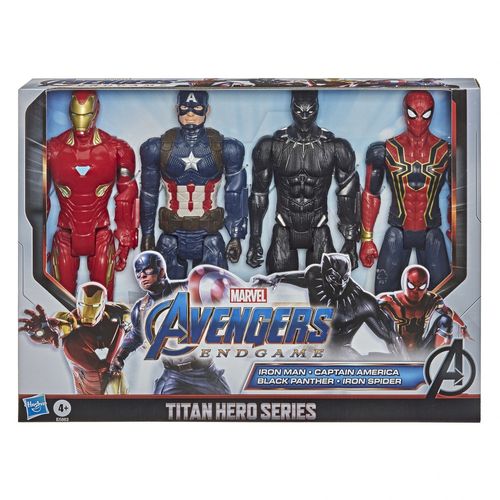 Avengers Movie Marvel Avengers: Endgame Titan Hero Series Pack De 4