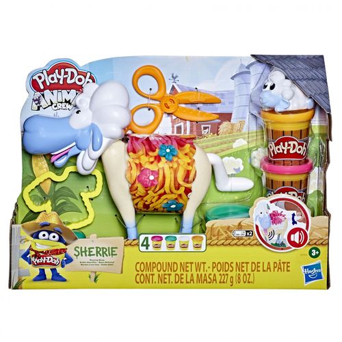 Hasbro Play-Doh, Animal Crew, Sherrie Brebis Ébouriffée