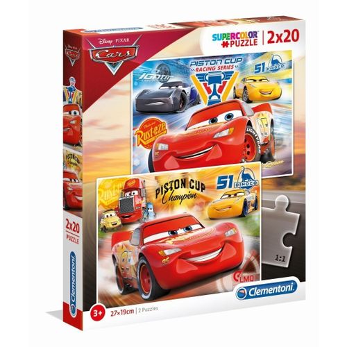 Puzzle Enfant 2x20 Pièces - Cars 3