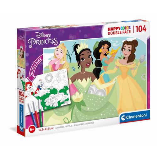 Puzzle Enfant Happy Color 104 Pièces - Princess
