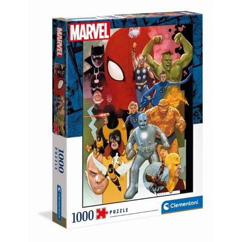 Puzzle Adulte 1000 Pièces - Marvel 80°