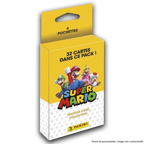 Cartes Super Mario Trading Cards - Blister 4 Pochettes