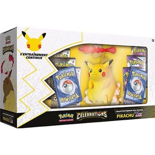 Collection Célébrations Pokémon 25 Ans : Coffret Premium Fig. Pikachu Vmax