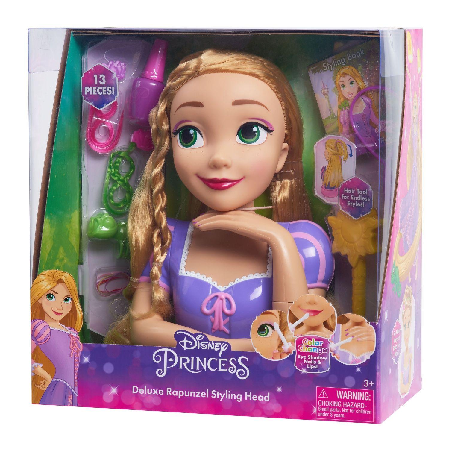 IMC TOYS Tête à coiffer de luxe - Disney Princesse Raiponce pas cher 