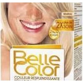 Coloration Bell Color 111 Blond Tres Clair Cendré Naturel  Super Éclaircissant Formule Germe De Blé 