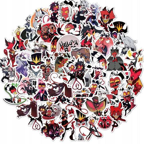 Autocollants De Dessin Anim¿¿ Helluva Boss, 200 Pi¿¿Ces,Aesthetic Couleurs Stickers, Imperm¿¿Able Vinyle Autocollant Pour Telephone Ordinateur Portable Macbook Scrapbooking