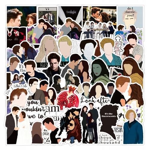 Coffret 200 Pi¿¿Ces Du Film Classique The Twilight Saga Nak,Aesthetic Couleurs Stickers, Imperm¿¿Able Vinyle Autocollant Pour Telephone Ordinateur Portable Macbook Scrapbooking