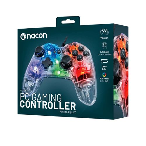 Manette De Jeu Pc Filaire Nacon Gc-100 Rgb.