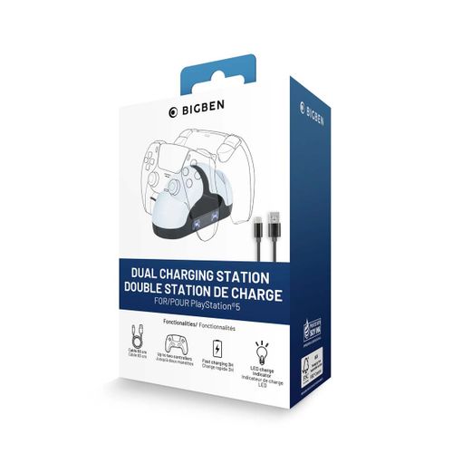 Double Station De Charge Pour Manettes Playstation 5 Nacon