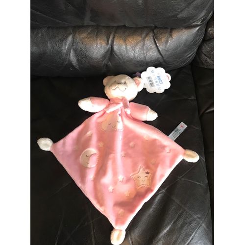 Doudou Ours Rose Luminescent Étoiles Simba Toys 38cm