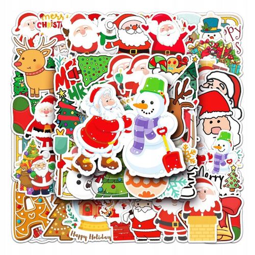 200 Pi¿¿Ces De D¿¿Coration De Skateboard De No?L En Forme De Dessin Anim¿¿,Aesthetic Couleurs Stickers, Imperm¿¿Able Vinyle Autocollant Pour Telephone Ordinateur Portable Macbook Scrapbooking