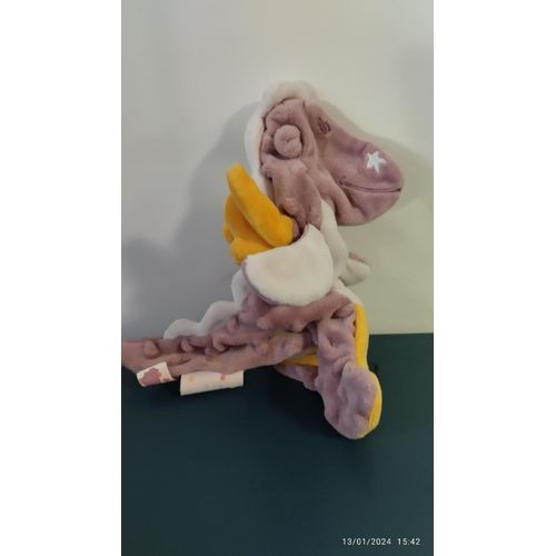 Doudou Dragon Rose-Violet Noukie's