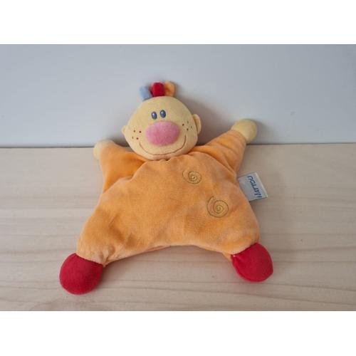 Doudou Garçon Orange Nattou