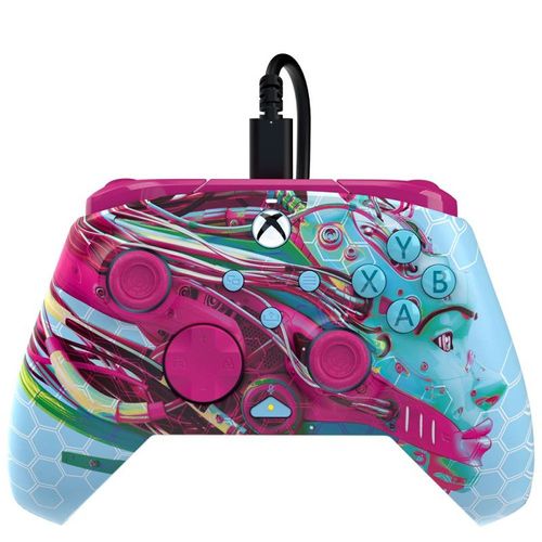 PDP REMATCH GLOW Advanced Multicolore USB Manette de jeu Analogique/Numérique PC, Xbox One, Xbox Series S, Xbox Series X